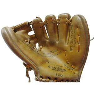 Vintage Gold Medal Products 150 10" RHT Leather Youth Baseball Glove Pro Model